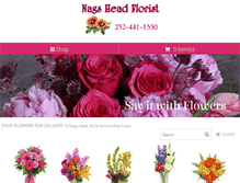 Tablet Screenshot of nagsheadfloristnc.com